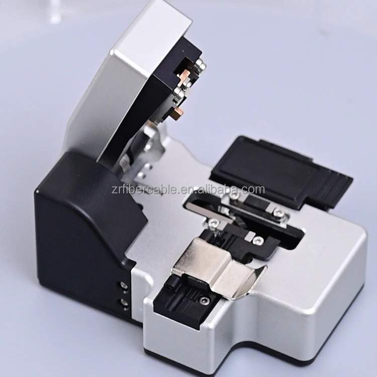 Fibra Optica Cutter Automatic Blade Rotationnd Scrap Collection One Step Precision Auto Return Fiber Cleaver Price