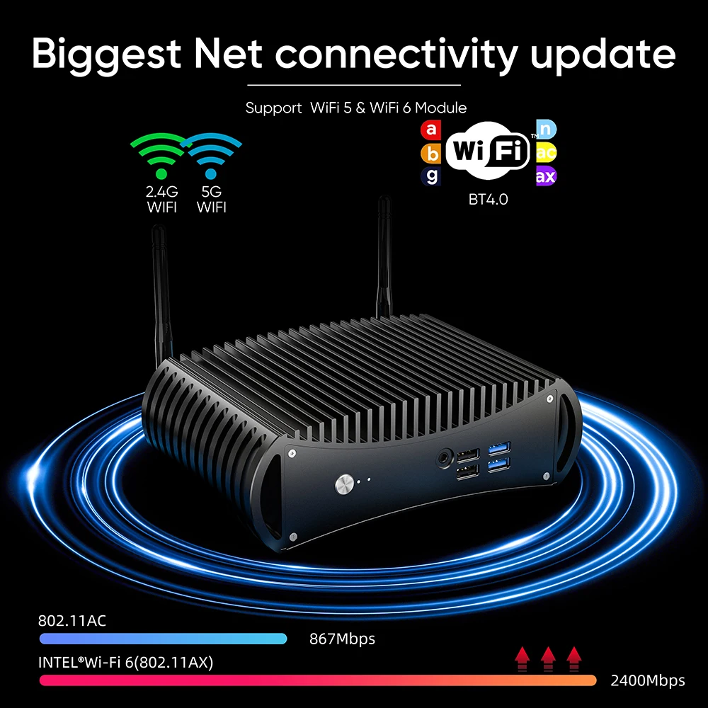 Elebao Fu01 Mini Pc I3 1115g4 I5 1135g7 I7 1165g7 64gb Ram Support Egpu Computer Desktops Pc