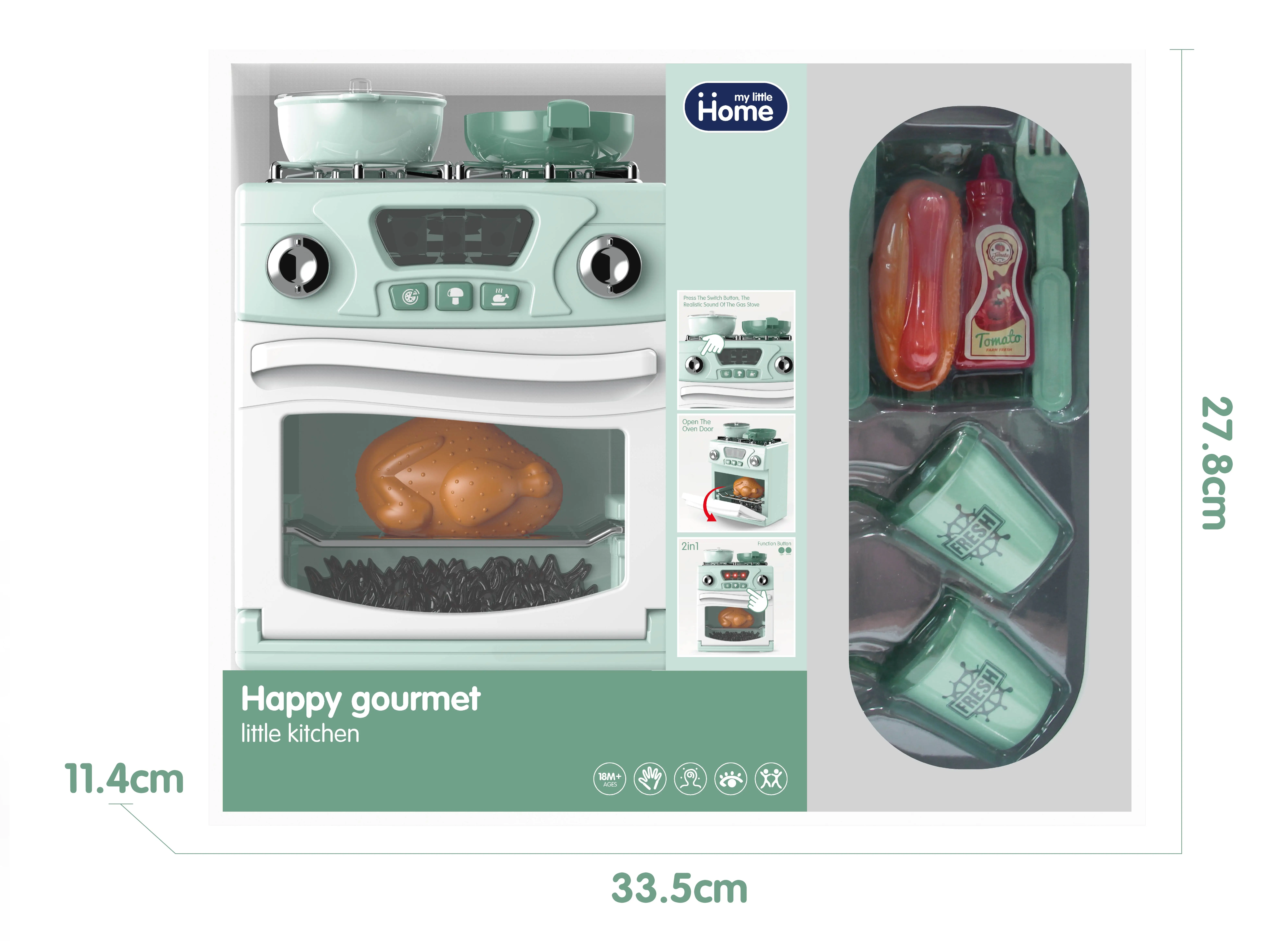 игрушки для кукольного домика детский пластиковый батарея управляемая микроволновая печь набор игрушек со светом и звуком