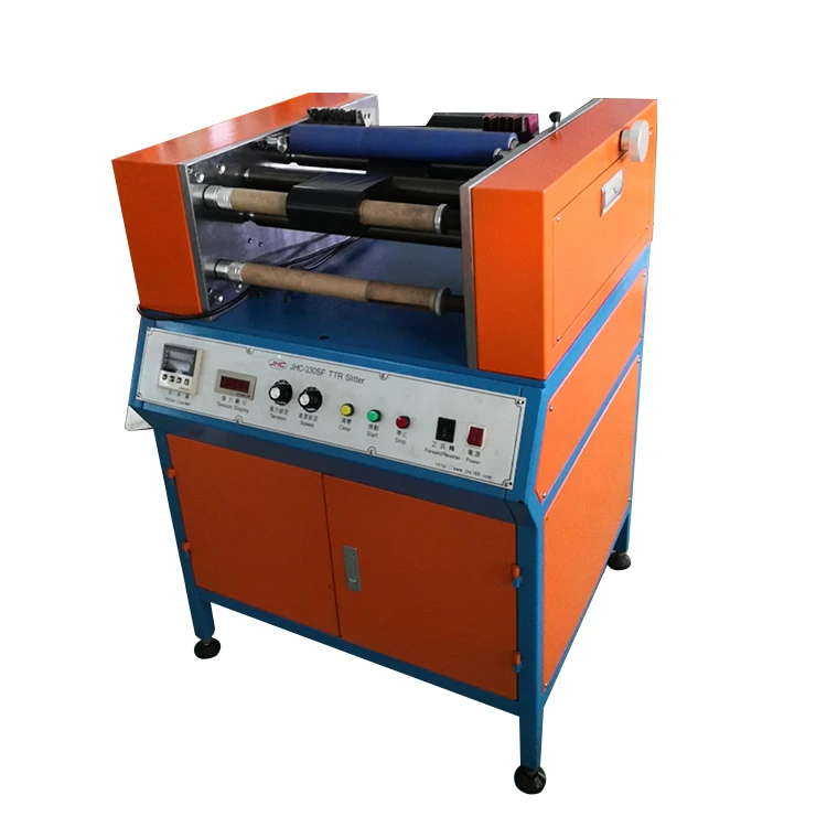 Professional Manufacturing High-precision Manual Mini TTR Ribbon Roll Winding and Cutting Machine