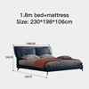 1.8m bed and mattress