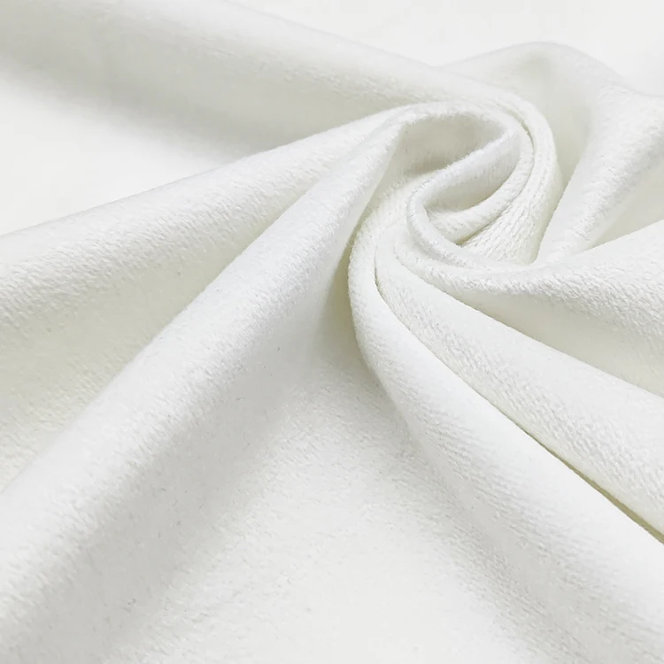 Hot Selling Solid Velour Fabric Velvet Material, Soft Stretch Polyester Knitted Velour Fabric for Clothes/ manufacture