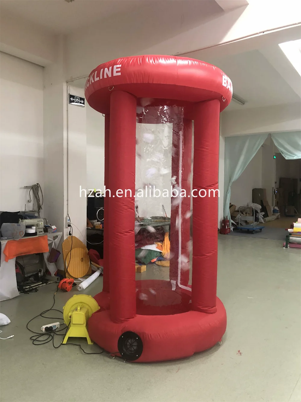 Inflatable Money Machine Blow up Cube Cash Money Catching Grab Machine Booth for Sale