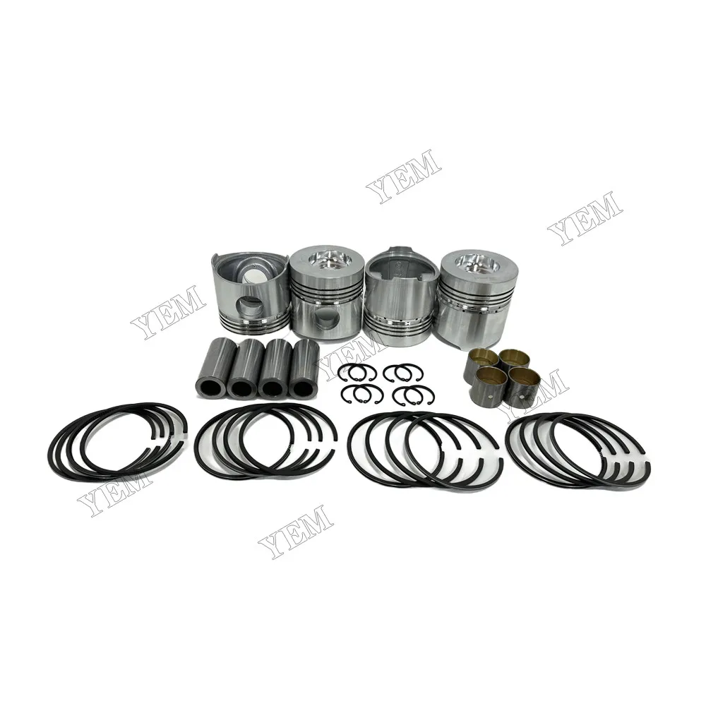 Piston Set With Rings Fit for Weichai ZH4100D Engine 3