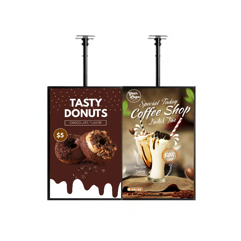 Restaurant Aluminum Frame Signage LED Light Box Display Outdoor Backlit Advertising Acrylic Light Box Sign Boards for Business