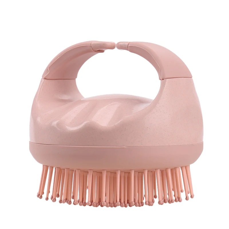 Oem Service Silicone Detangling Hair Brush Curly Head Massager Comb