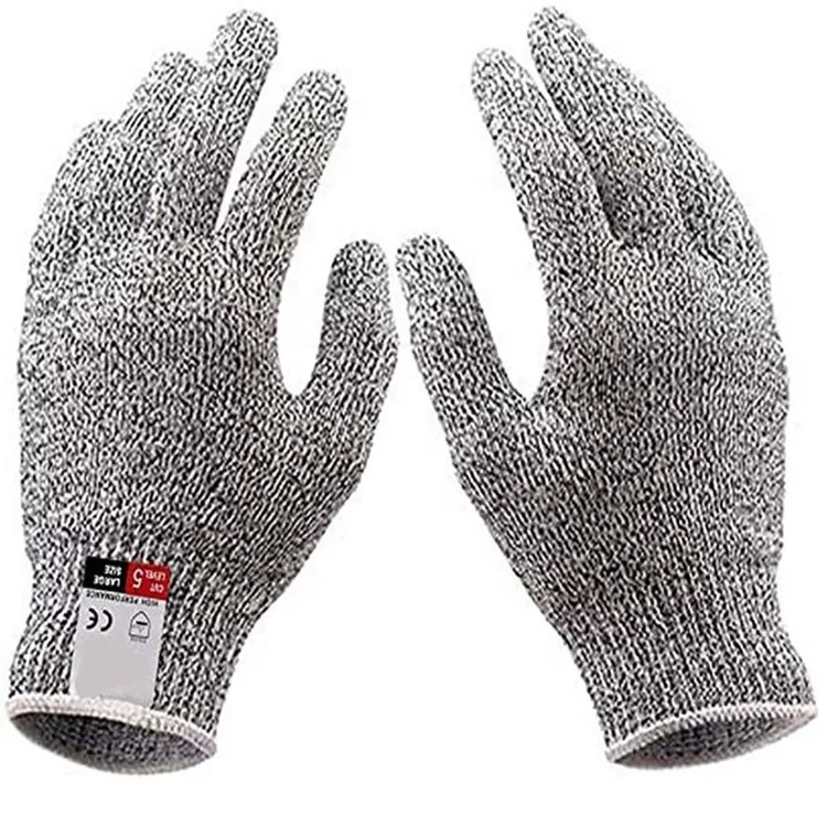 Gujia Food Kitchen Knife Blade Proof Anticut Gloves Hand Protection Cut  Resistant Anti Cut Industrial Safety Glove