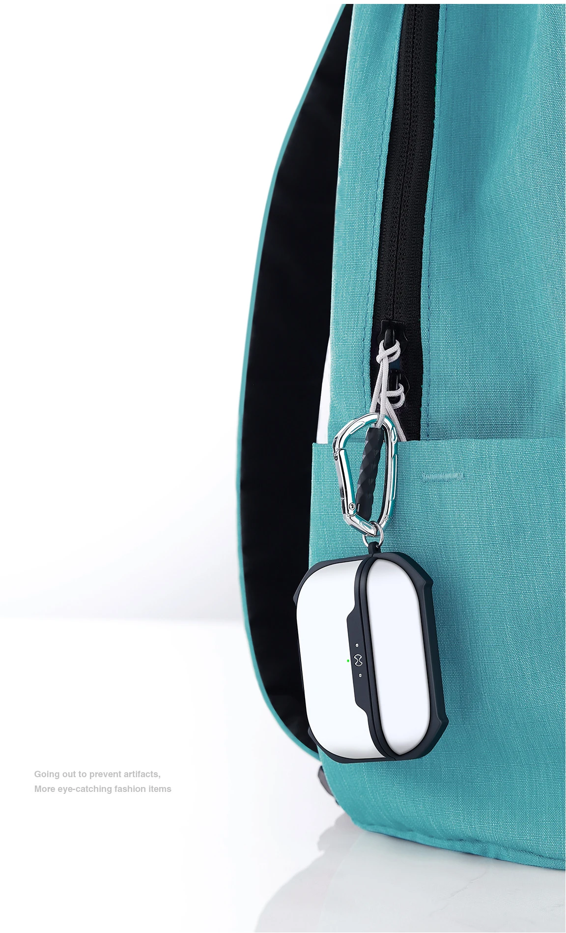 Матовый противоударный прозрачный чехол из поликарбоната для airpods PRO 1