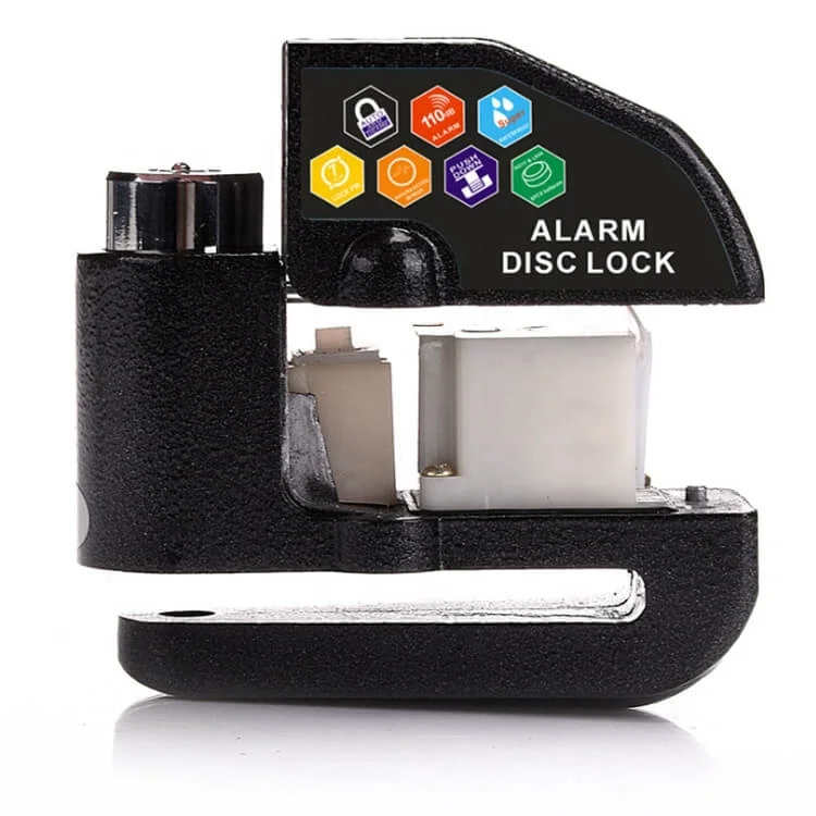 Замок сигнализации для мотоцикла велосипеда дисковый тормоз сигнализация Противоугонный цинковый кабель велосипедный замок с ключами