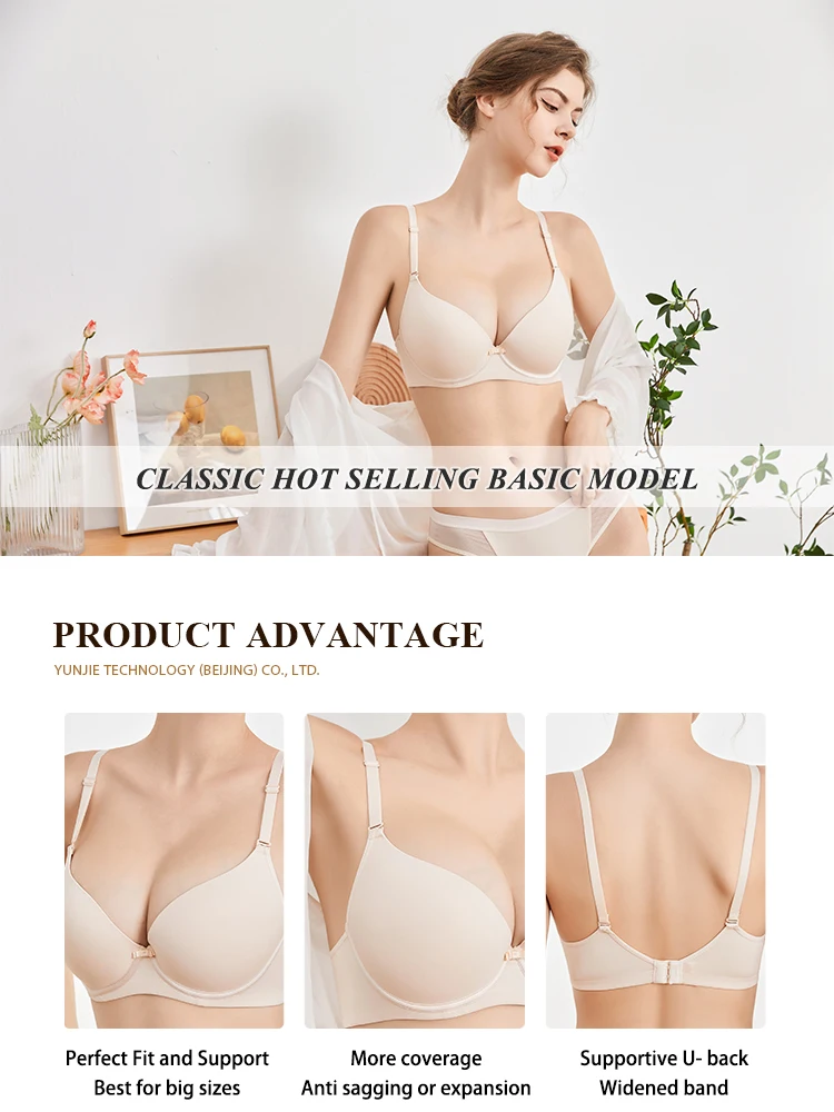Weiyesi Lingerie Big Cupful Sized Support Bra Comfortable Breathable ...