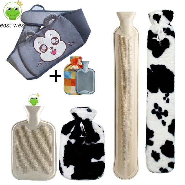 BS190:2012 high quality low price 2L long hot water bag hot water bottle