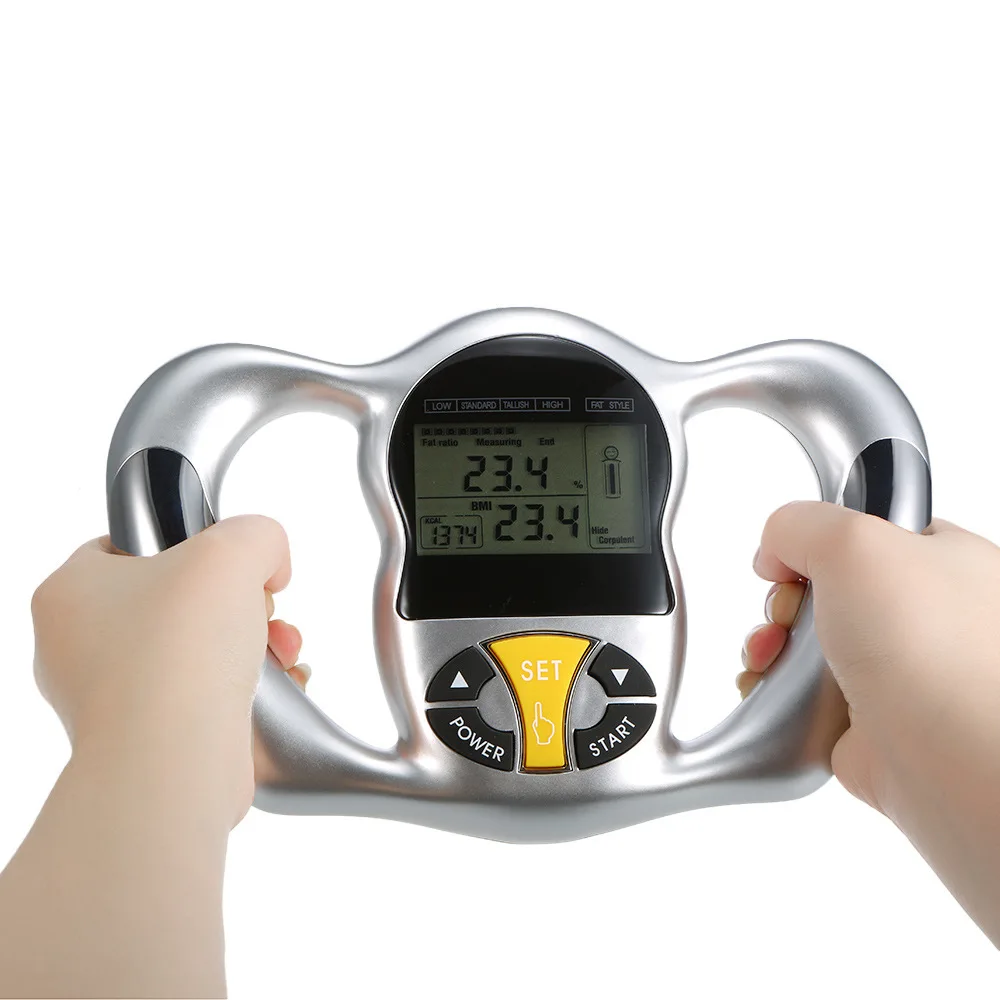 Digital Body Fat Analyzer for Personal Health, Calorie BMI Measurement,  Handheld Digital Body Fat Loss Monitor, Portable Health Monitor with LCD