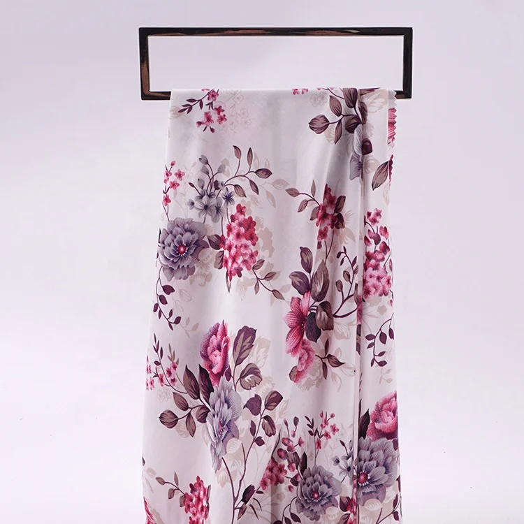 Новейший дизайн 45S * качественная винтажная цветочная ткань цифровая печать вискоза