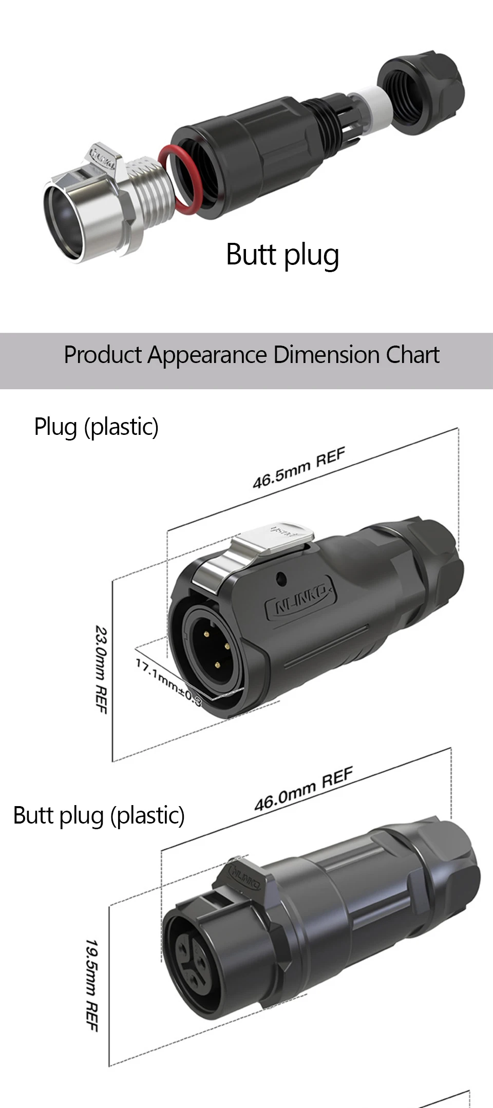 Aviation Plug M12 Connector Sensor Board Front 8 Male And Female Flange ...