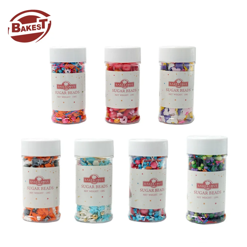Wholesale Mix Sugar Pearls Sprinkles for Cake Bakery Decoration Sugar Pearls in Grams for Cake