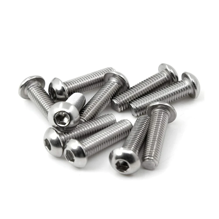 Factory Price ISO7380 A2 Stainless Steel Hexagon Socket Pan Head Screws Factory Price ISO7380 A2 Stainless Steel Hexagon Socket Pan Head Screws