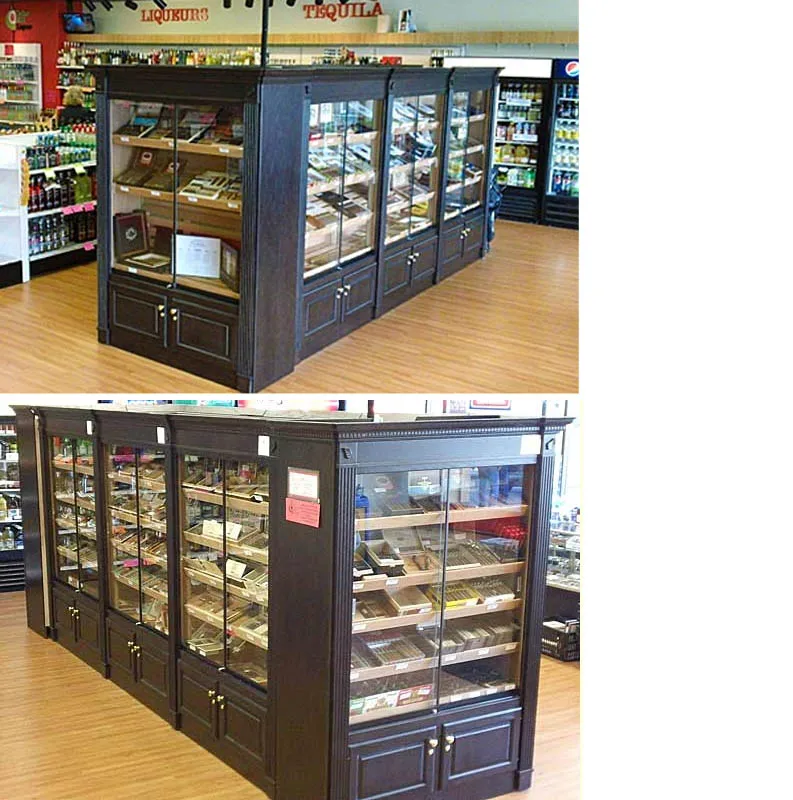 Elegant Commercial Display Cigar Humidor Spanish Cedar Cigar Display ...