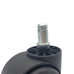 High Quality Black Insert Stem Hollow No Noise Corrosion Resistant Protection Wheels PU Casters 2 inch Wheel NO 3