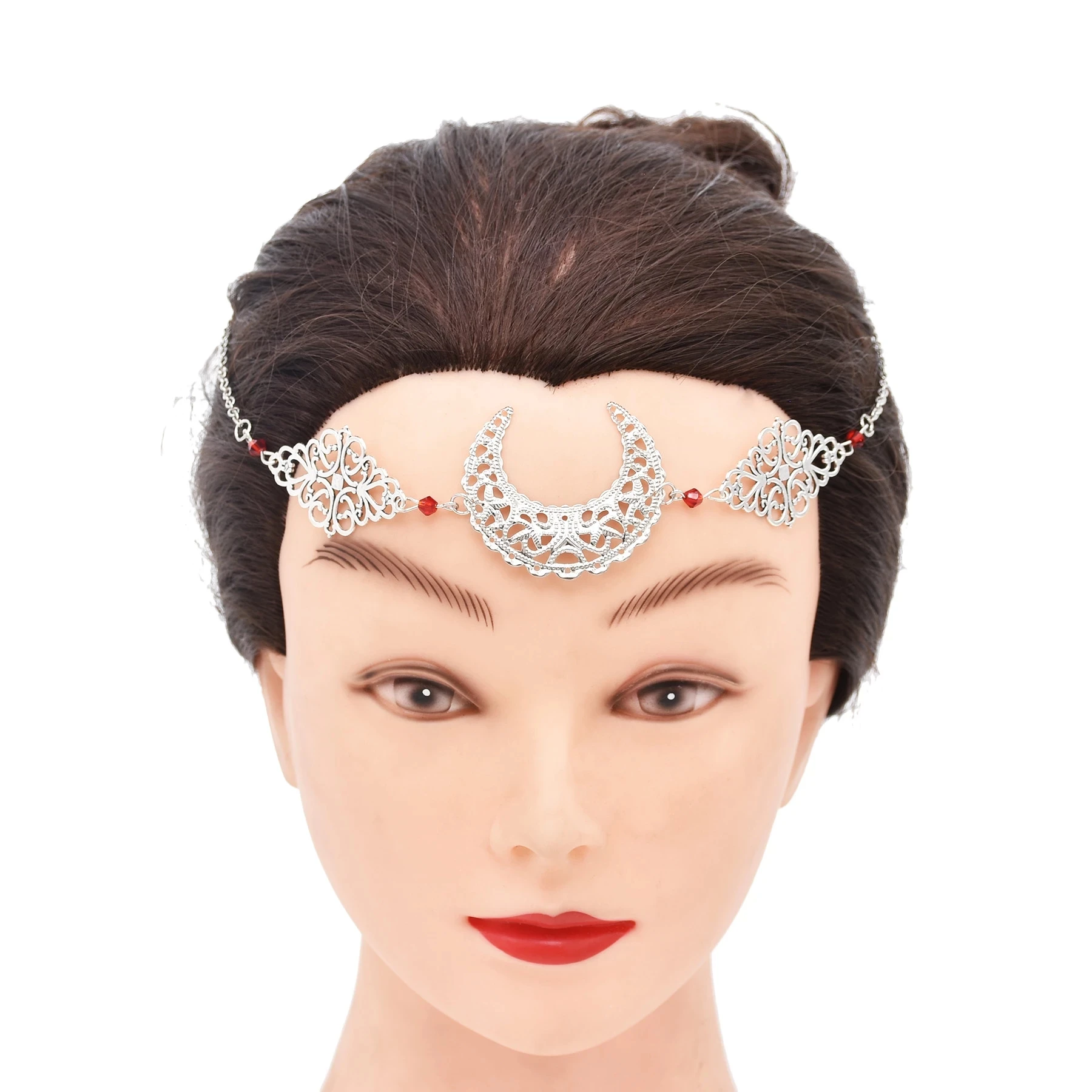 Mara Bohemian Goddess selling Vintage Jeweled Headband Head Piece Forehead Headdress