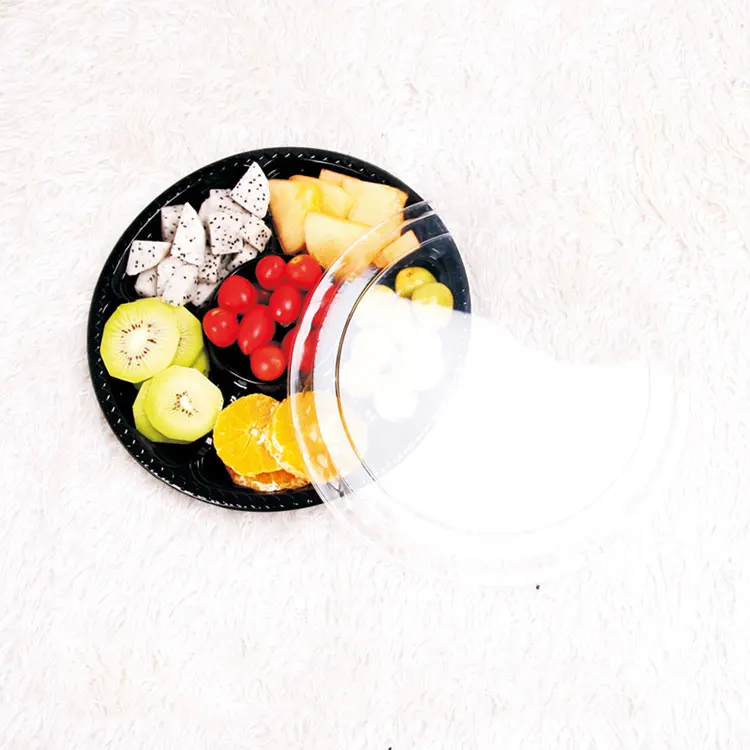 OEM прозрачная блистерная коробка для упаковки фруктового салата, прозрачные пластиковые коробки для фруктов