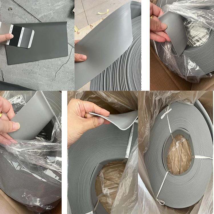 100 мм * 2 Высокое качество ПВХ мягкая настенная плита плинтус виниловая крышка