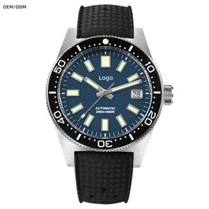 OEM Custom Water Resistant 200M Professional Dive Automatic Watch Full Super Luminous Bezel Good Quality Mechanical Watches