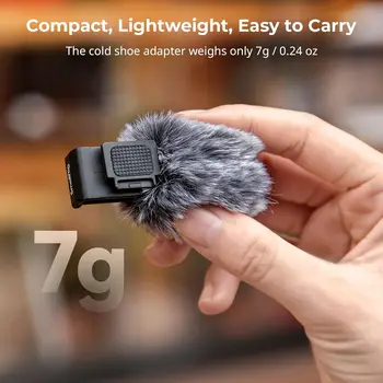 For SmallRig 3526 Cold Shoe Adapter for Sony ZV-1F / ZV-E10 / ZV-1 / ZV-E1 / ZV-1 II Wind Muff Windshield Light Camera Flash product image