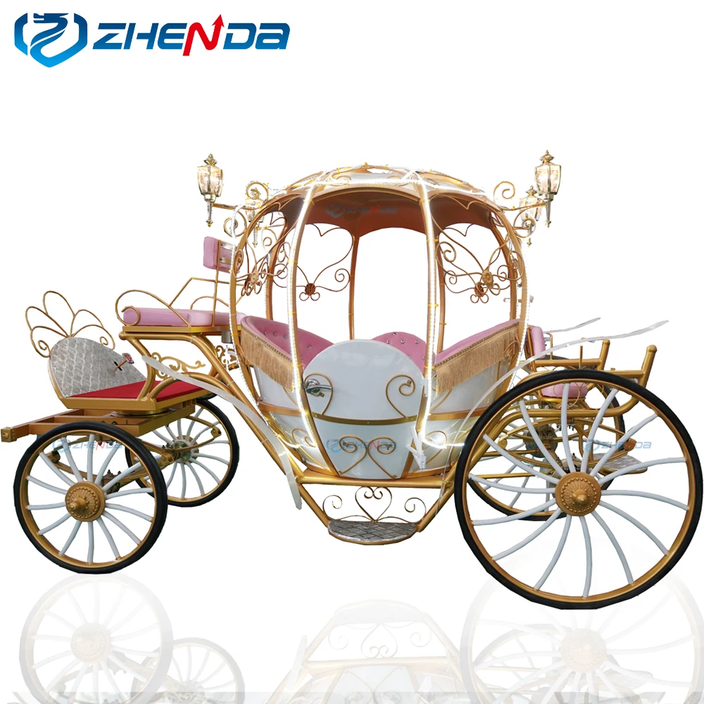 Luxury Princess Horse Carriage Perfect for Cinderella Weddings