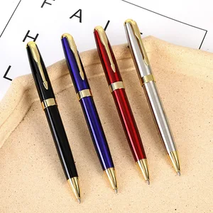 Luxury Black Gold Pen High Quality Promotional Metal Ball Pen Custom Logo