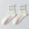 Beige + Rosa Blu a righe con polsino