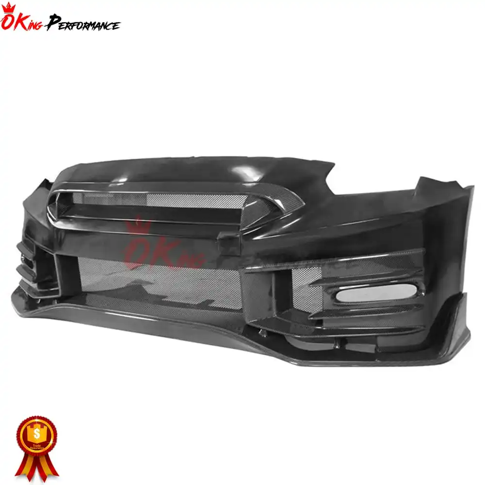 Convert 2024 Nismo Style Front Bumper For Nissan R35 Gtr 2008-2024 Half ...