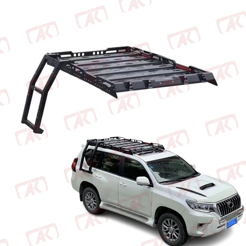 Aluminum Alloy Flat Luggage Carrier Platform Roof Rack For Land Cruiser ...