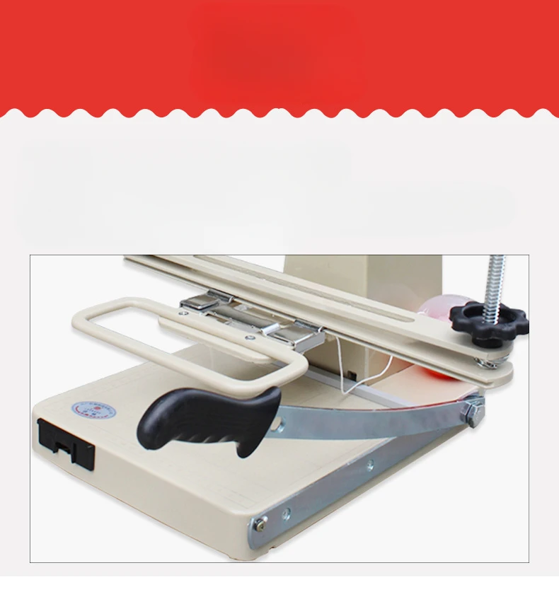 80mm Depth Electric Thread Binding Machine Office Desktop Electric