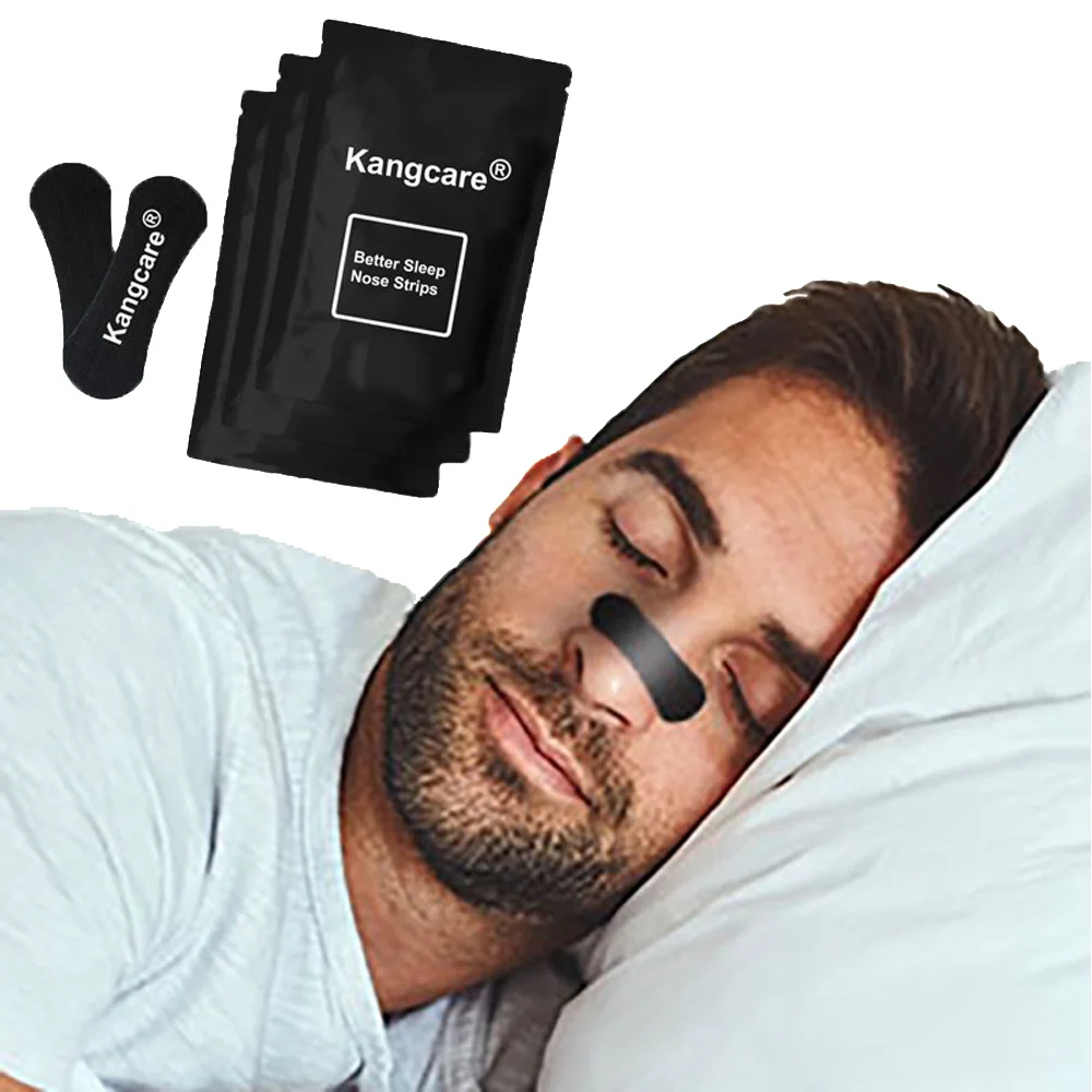 Medical Material Nose Breathing Tapes for Athletes Sports Strong Adhesive Nasal Strips for Snoring Relief Breathing Nose Strips
