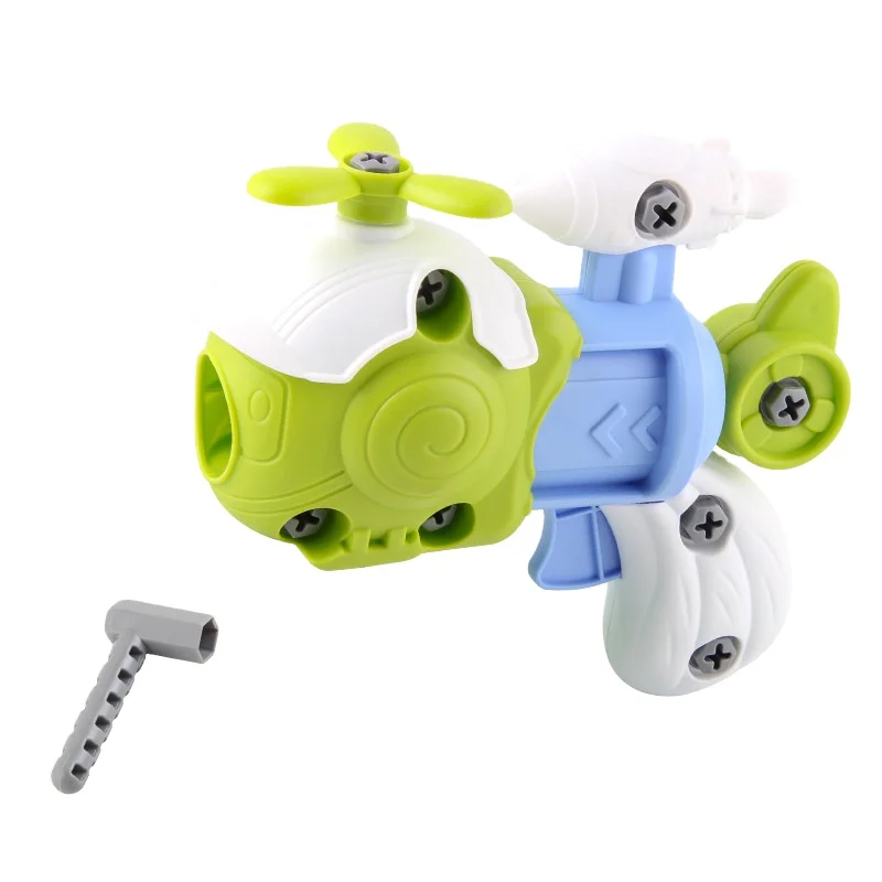 
Детский сборный игровой набор «сделай сам», игрушечный самолет, пистолет «сделай сам», разборный пистолет динозавра 