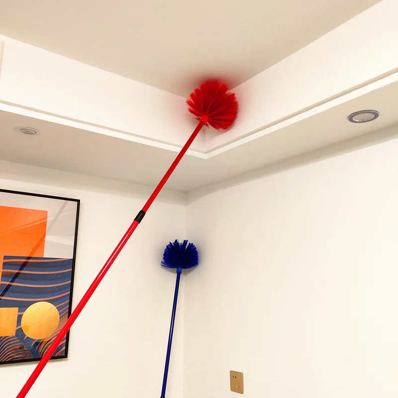 Hq9711 India Market With 1.4m Long Iron Handle Plastic Ceiling Brush