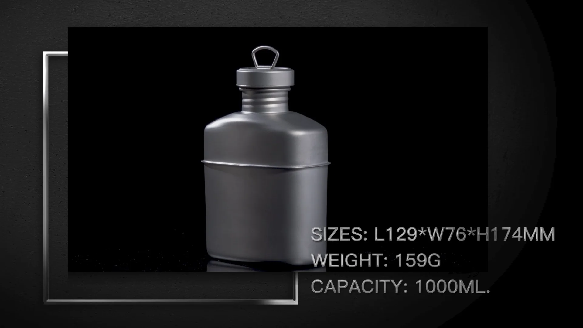 1000ml Titanium Camping Canteen Drinking Water Bottle Buy Titanium