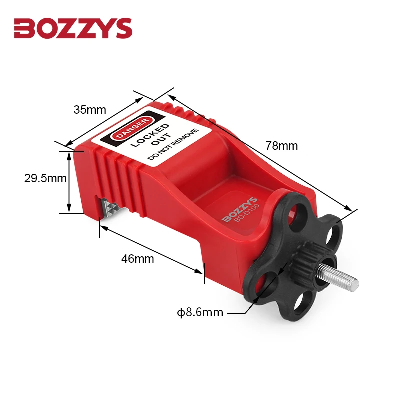 China Factory High Quality Circuit Breaker Lockout with 4 Padlocks Hole for Motor Protection Switches GV2EM