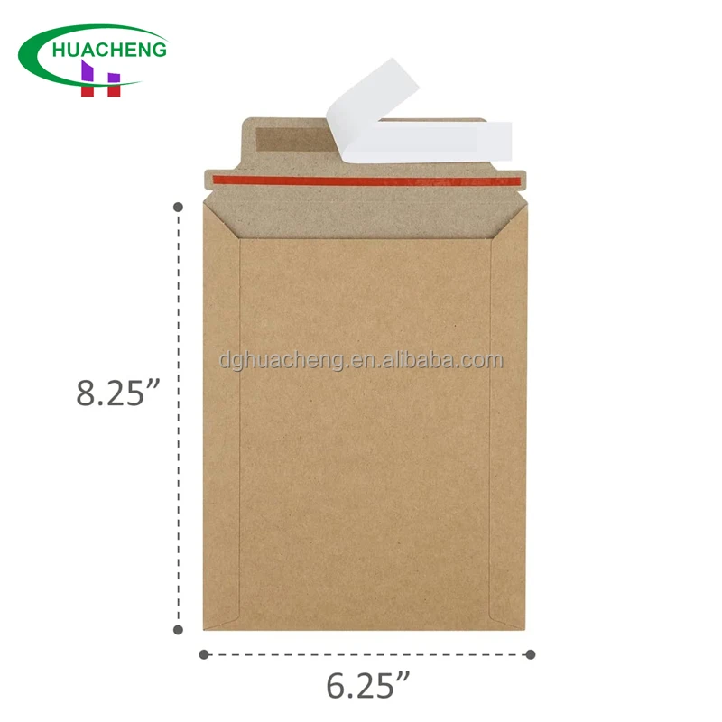 Clean White Looks Cardboard 11x13.5 Inches Shipping Envelopes Rigid