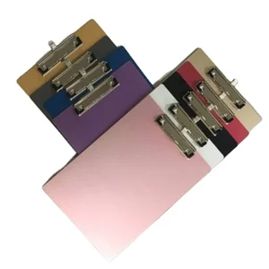 New A3a4a5a6 Aluminum Clipboard with Pen Holder Made from Durable Metal Material for Organization and Note Taking
