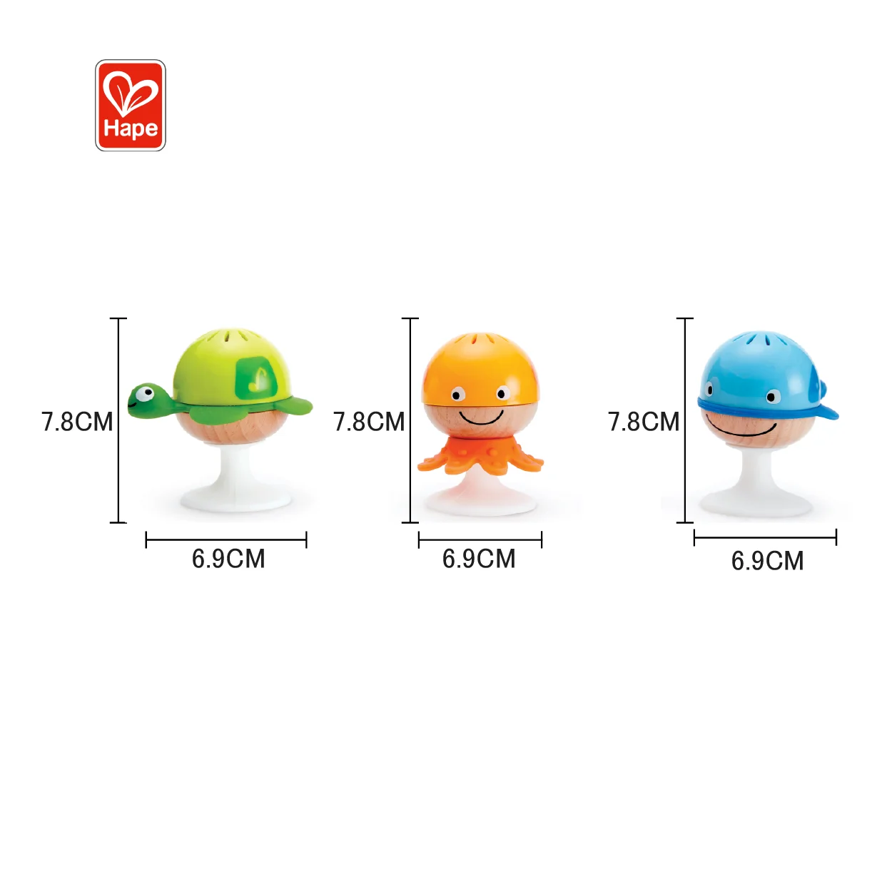 Распродажа, детские погремушки Hape с присоской, деревянные игрушки