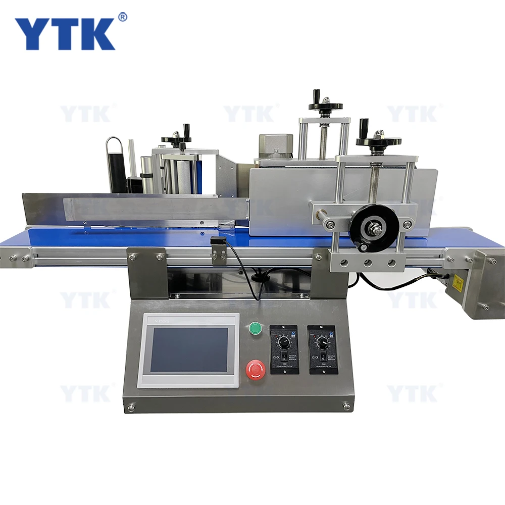 YTK-150 настольная автоматическая машина для маркировки бутылок для круглых бутылок
