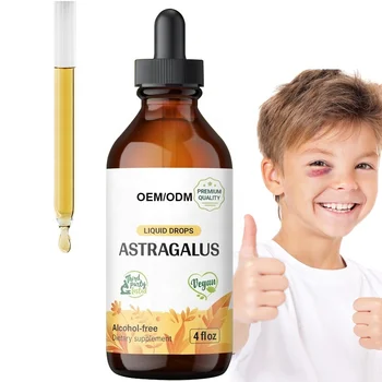 ODM Private Label Focus Nootropic Supplement for Kids Ginkgo Biloba And Astragalus Liquid Drops