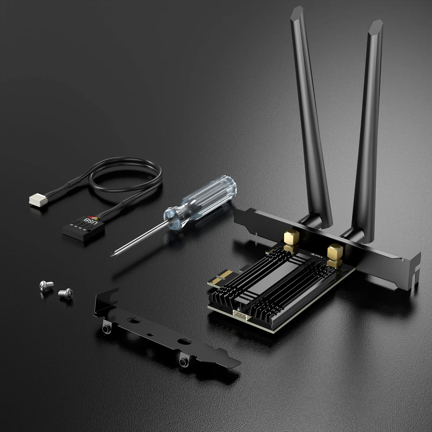 High Speed Wifi 7 Adapter - Tri-Band 8774mbps Network Card