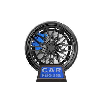 Modern Men's Car Wheel Hub Aromatherapy Decorative Air Conditioning Outlet Tire Air Fragrance Solid Plastic Gel Odor Removal