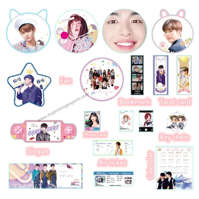 Custom Calendar Card Kpop Super Idol Support Goods Year 2023 - Buy Kpop ...