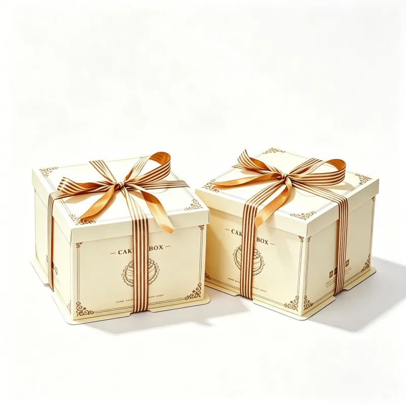 Scatole per torte di compleanno di qualità alimentare Fashional da 10, 12, 14 e 16 pollici, scatola per trasporto torte, scatola per confezionamento torte per feste