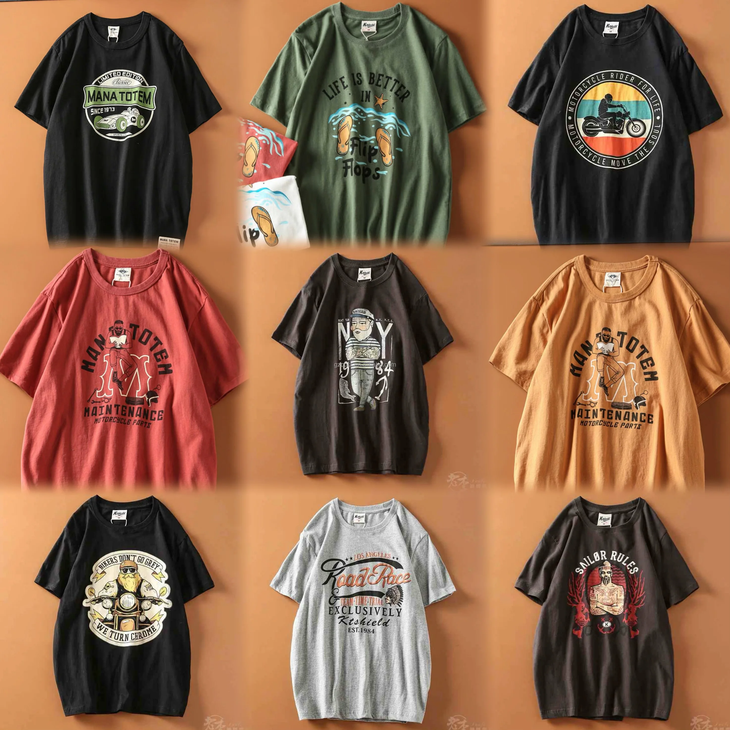 2026 nuovo marchio alla moda con stampa mimetica a maniche corte t