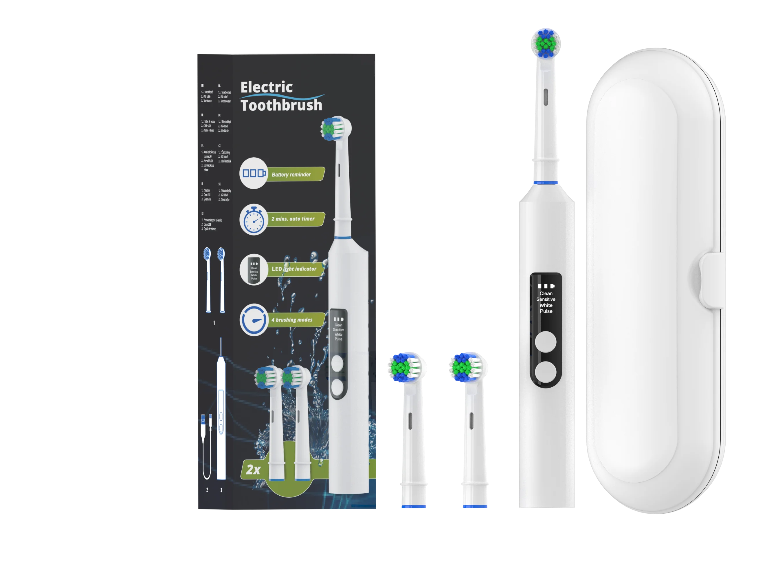 Manufacturing Wholesales USB Charging Best Quality Smart Soft Rotating Rechargeable Electric Toothbrush supplier