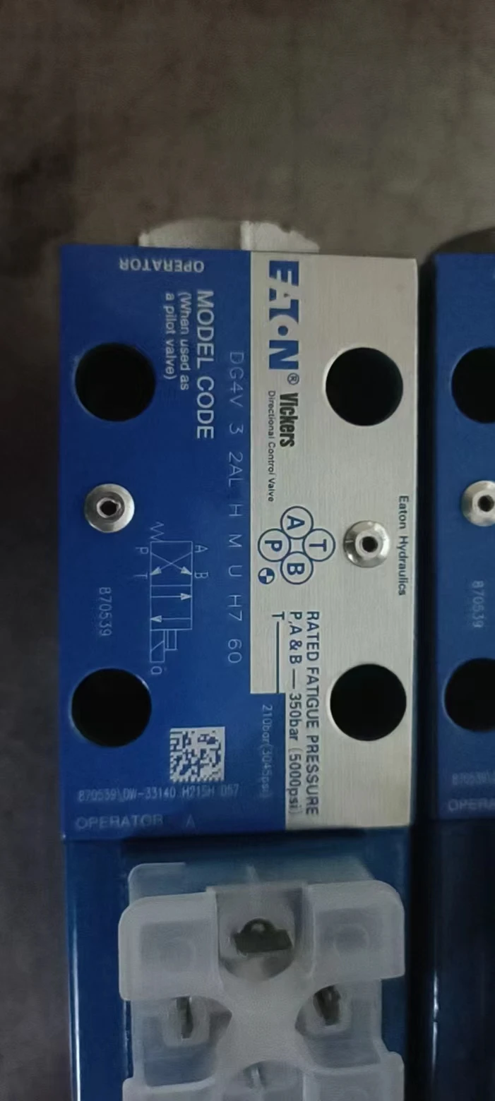 DG4V-3-6C-M-U-H7-60 Replace Vickers DG4V-5-2CJ-MU-H6-20 Directional Control Valve DG4V-5-22AJ-M-U-H7-22